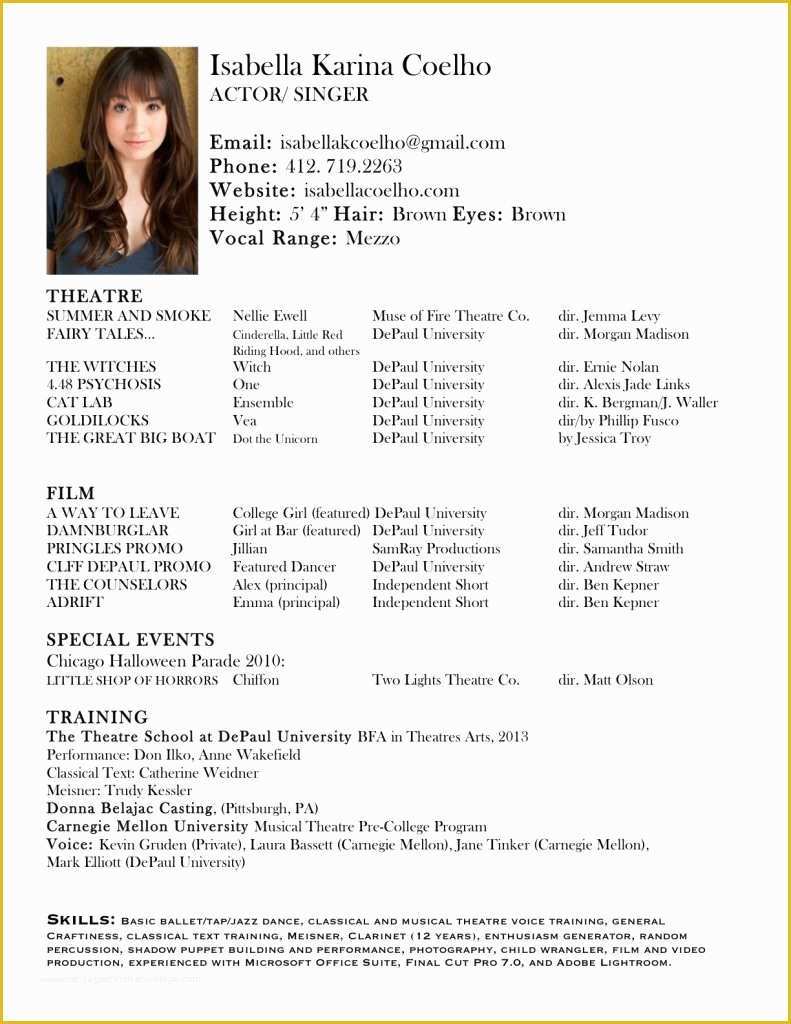 Actor Website Templates Free Download Of Free Resume Samples