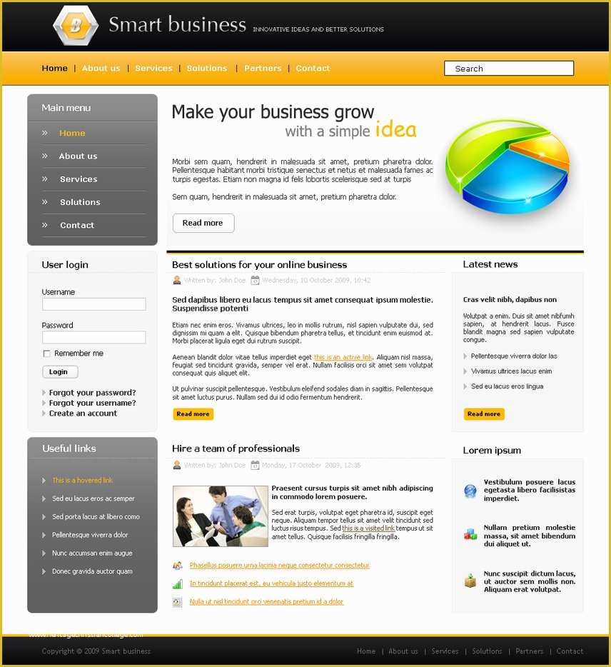 Actor Website Templates Free Download Of Website Template