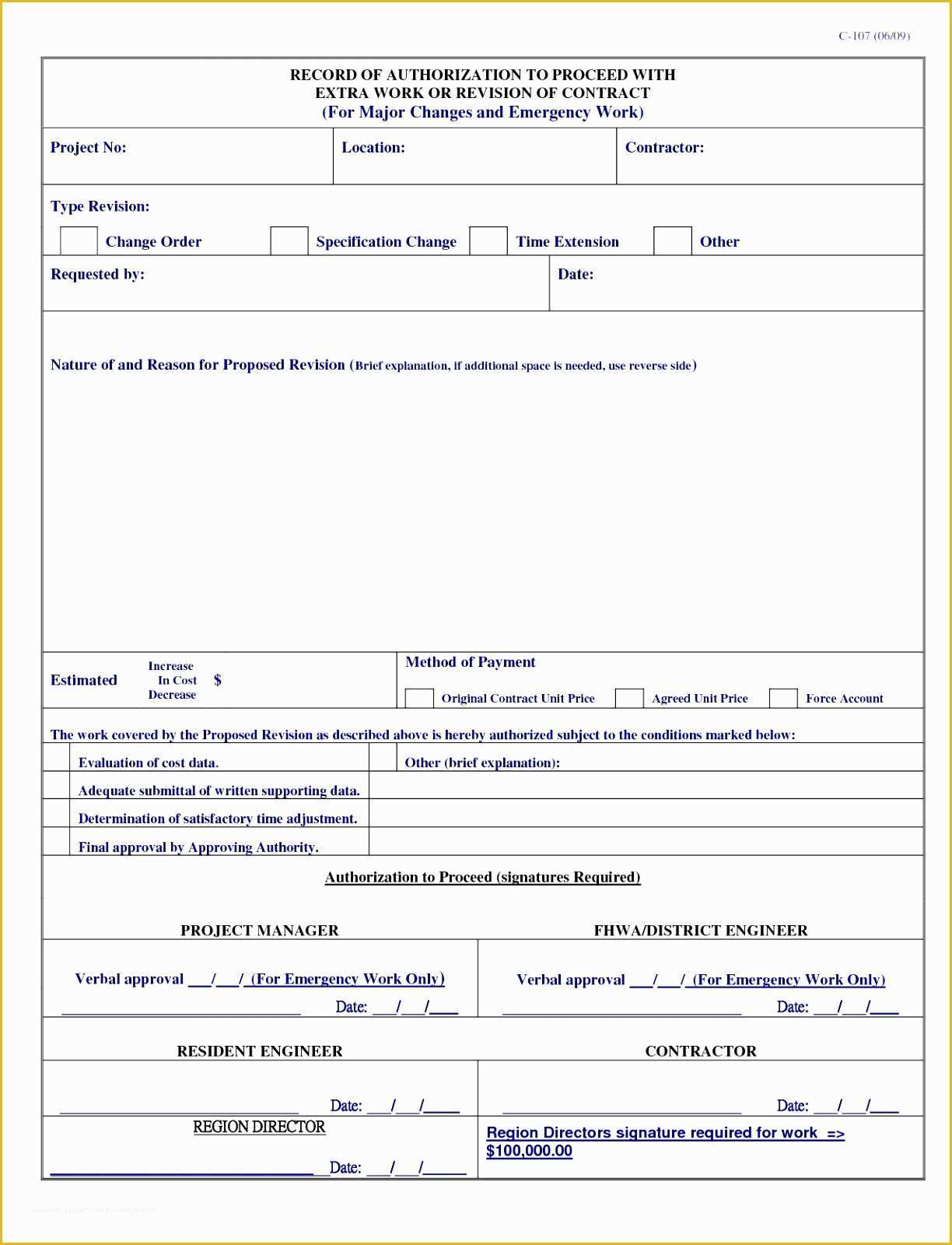 Additional Work order Template Free Of 15 Work order Templates – Free Sample Example format