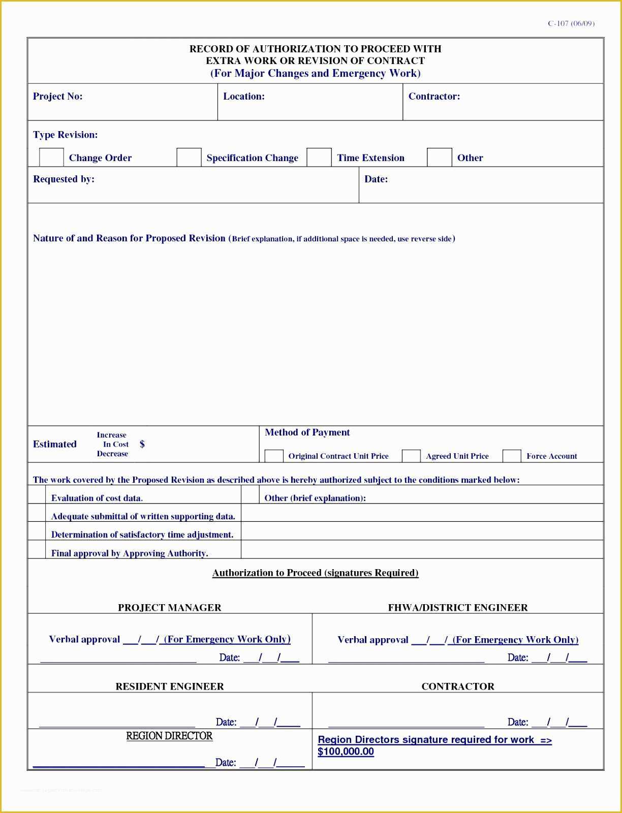 Additional Work order Template Free Of 15 Work order Templates – Free Sample Example format