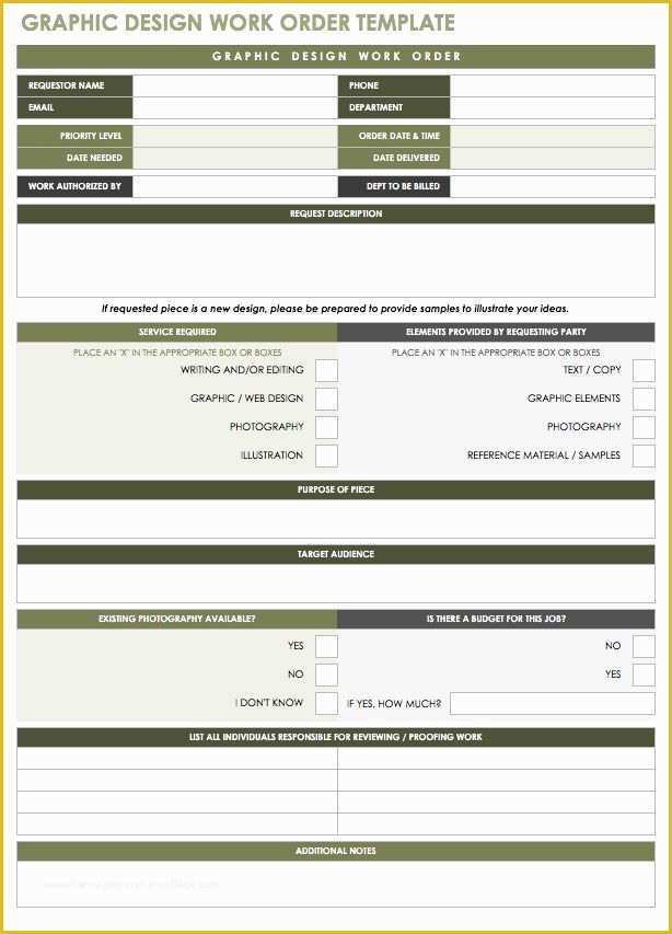 Additional Work order Template Free Of 40 Work order Template Free Download [word Excel Pdf]