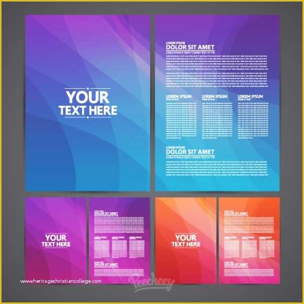 Adobe Illustrator Flyer Templates Free Download Of Brochures Template Free Vector In Adobe Illustrator Ai