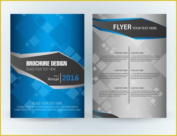 Adobe Illustrator Flyer Templates Free Download Of Flyer Template Design with Squares Vignette Style Free