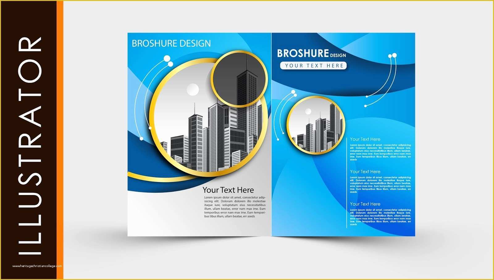 Adobe Illustrator Flyer Templates Free Download Of Free Download Adobe Illustrator Template Brochure Two Fold