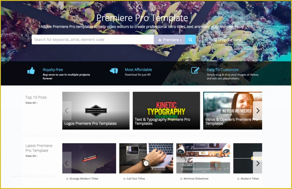 Adobe Premiere Pro Slideshow Templates Free Of Adobe Premiere Pro Templates Launched by Motionelements