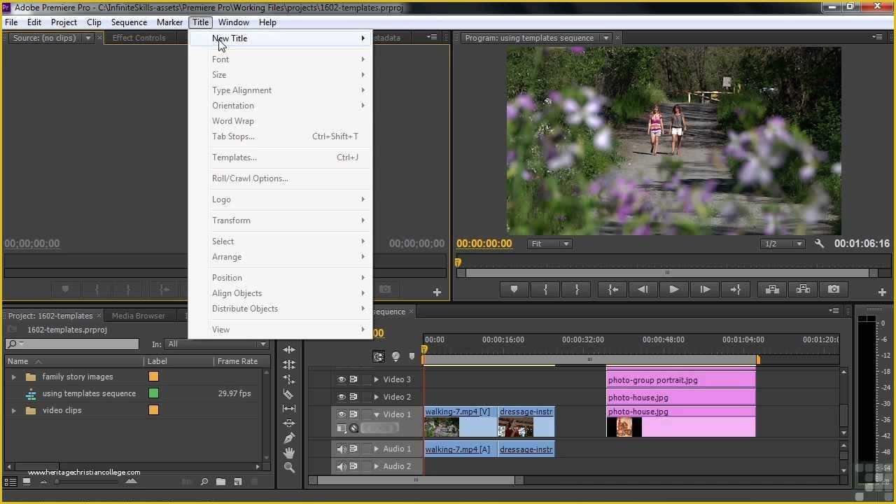 Adobe Premiere Templates Free Of Adobe Premiere Pro Cs6 Tutorial