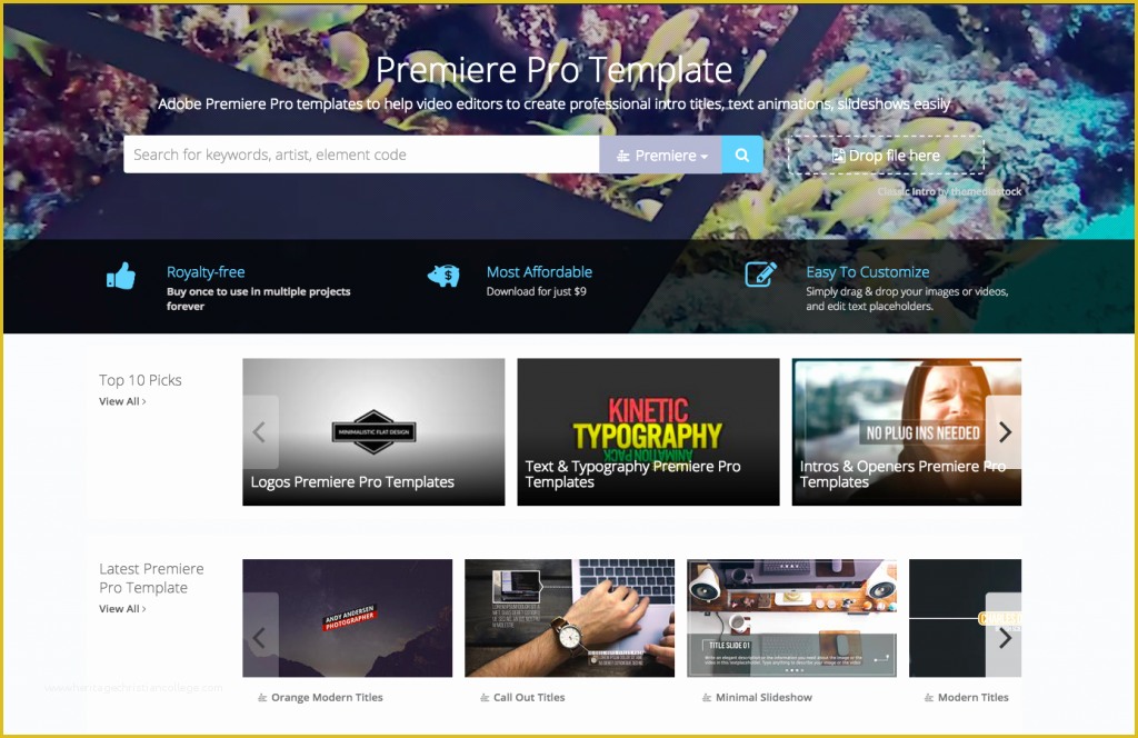 Adobe Premiere Templates Free Of Adobe Premiere Pro Templates Launched by Motionelements