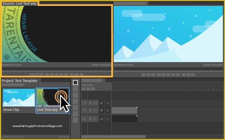 Adobe Premiere Templates Free Of How to Use Live Text Templates From after Effects In