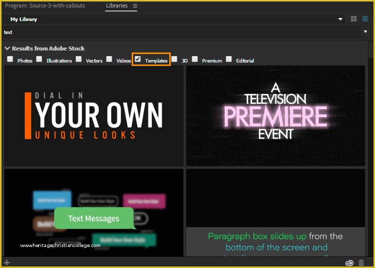 Adobe Premiere Templates Free Of Using Motion Graphics Templates In Premiere Pro