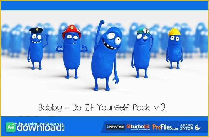 After Effects Animation Templates Free Download Of Bobby Character Animation Diy Pack Videohive Template