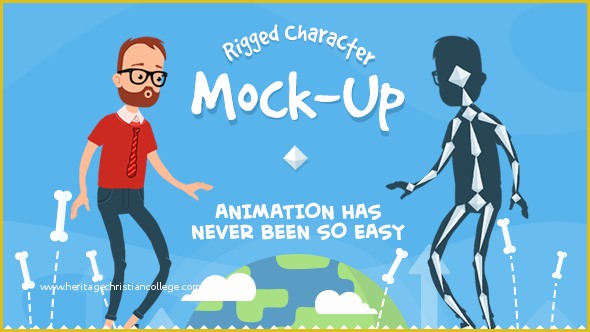 After Effects Animation Templates Free Download Of Rigmo Rigged Character Animation Mockup Videohive