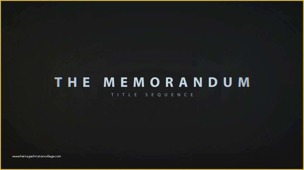 After Effects Templates Free Download Title Of Memorandum Title Sequence after Effects Template