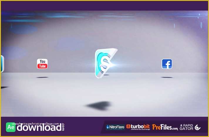 After Effects Templates Free Download Title Of social Circle Videohive Free Download Free after