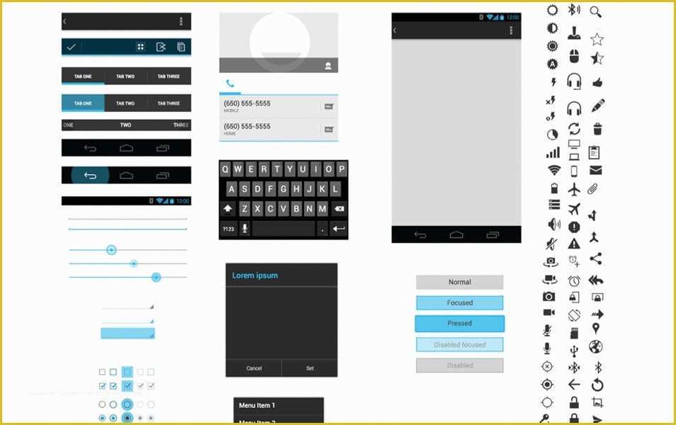 Android App Templates Free Of 75 Gui Templates for android and Ios Css Author