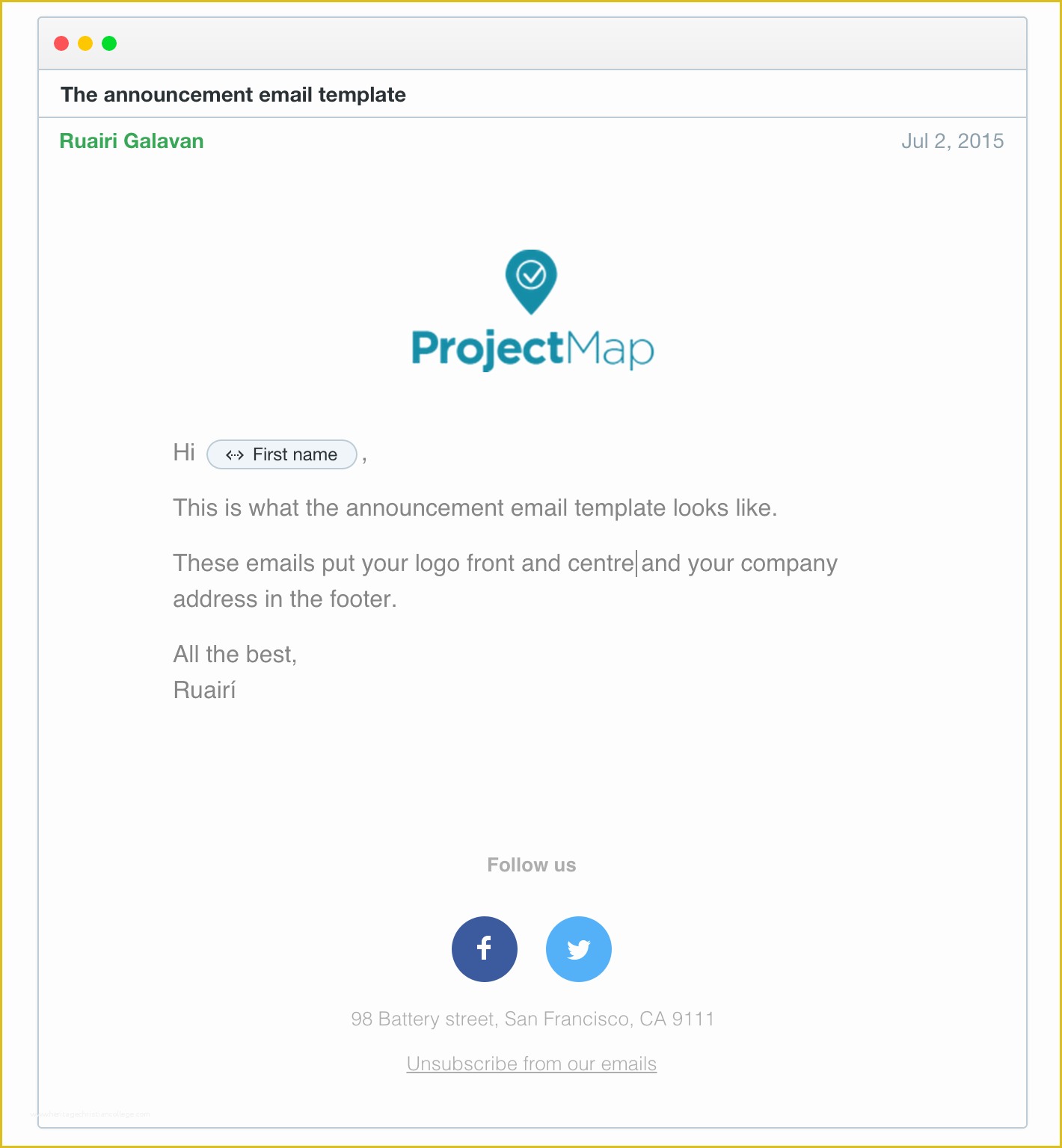 Announcement Email Template Free Of 4 Email Templates to Choose From