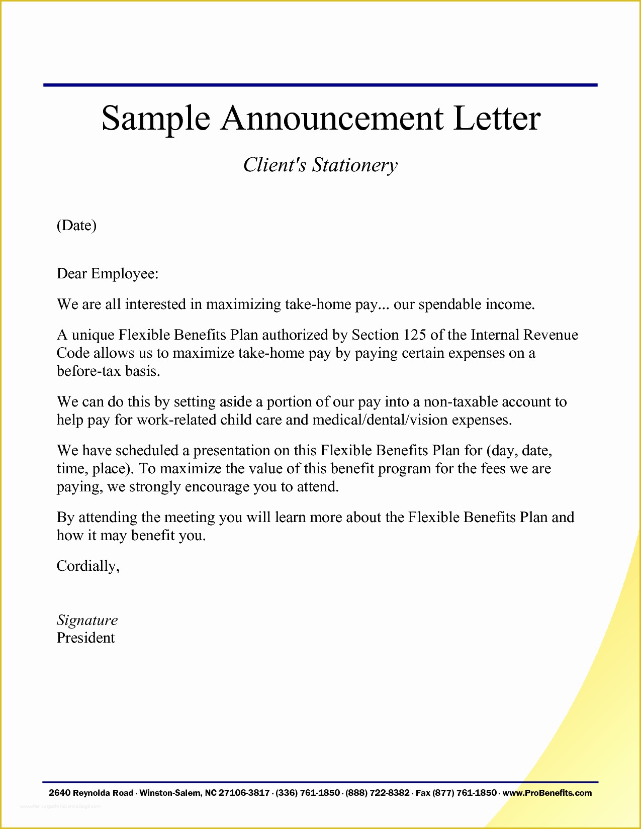 Announcement Email Template Free Of Announcement Letter Samples Mughals