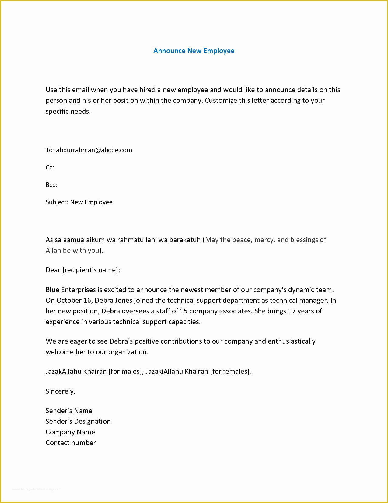 Announcement Email Template Free Of Job Announcement Template Www Rockcup Tk Template Mughals