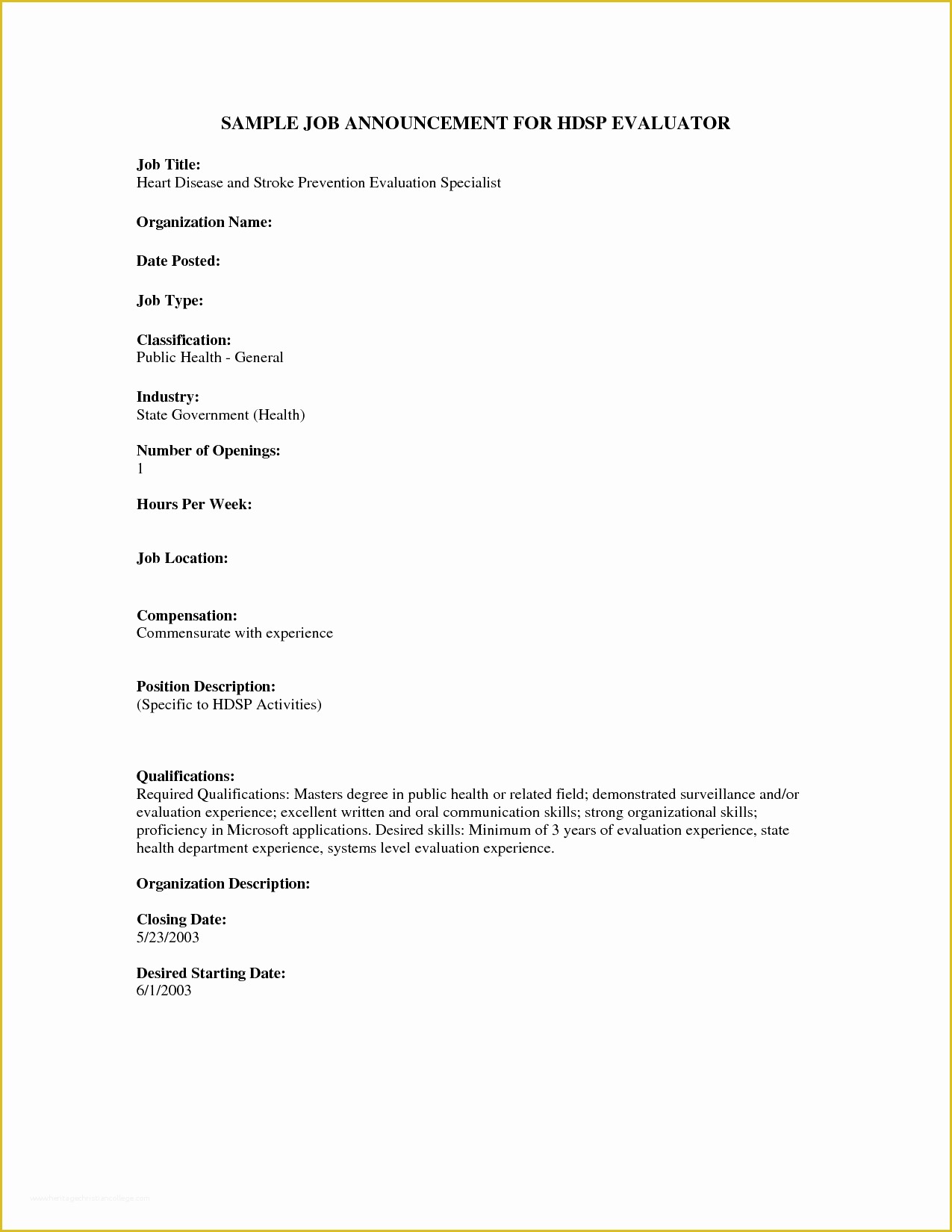 Announcement Email Template Free Of New Job Announcement Template Announcement Mughals