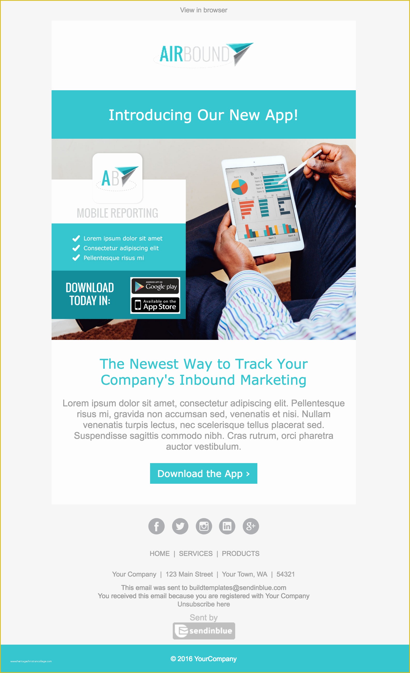 Announcement Email Template Free Of top 8 B2b Email Templates for Marketers In 2017
