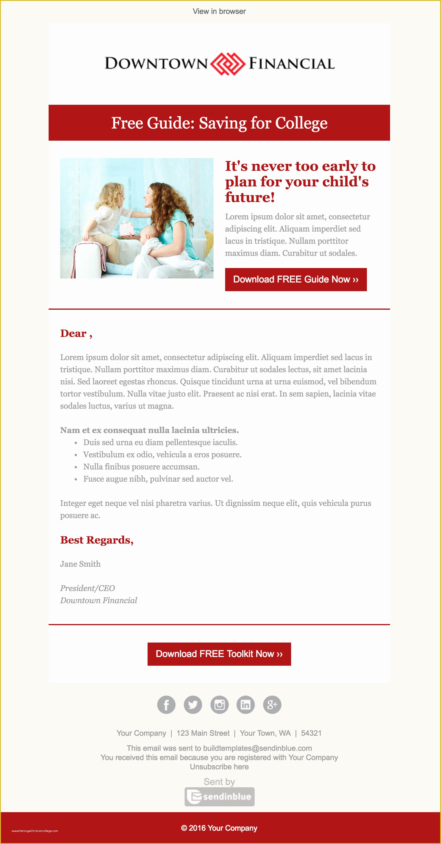 Announcement Email Template Free Of top 8 B2b Email Templates for Marketers In 2017