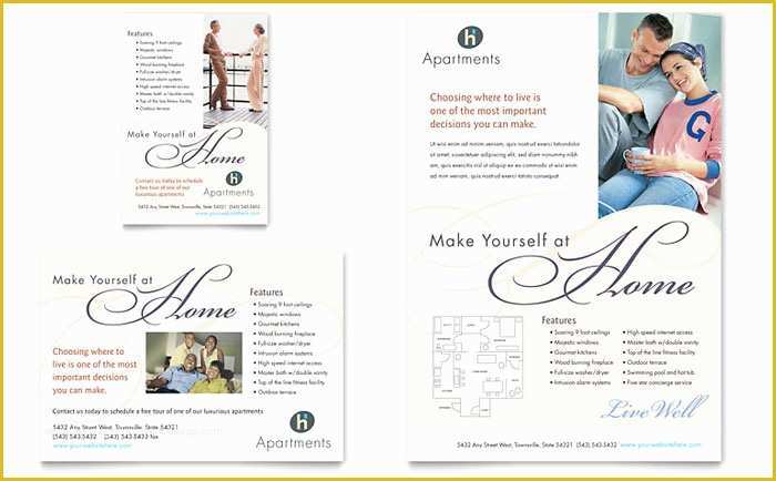 Apartment Website Templates Free Download Of Apartment & Condominium Flyer & Ad Template Design