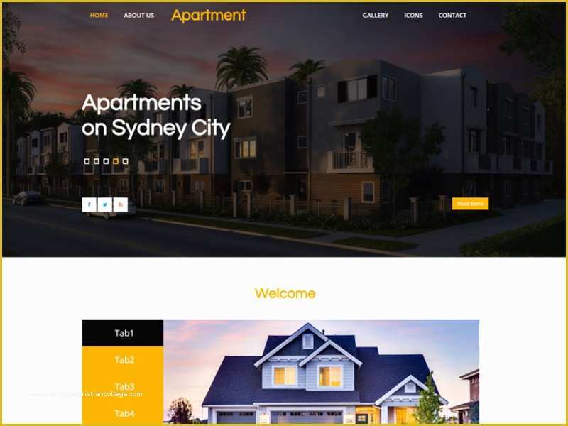 Apartment Website Templates Free Download Of Apartment Real Estate Website Template Freemium Download