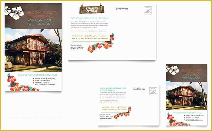 Apartment Website Templates Free Download Of Vacation Rental Postcard Template Design