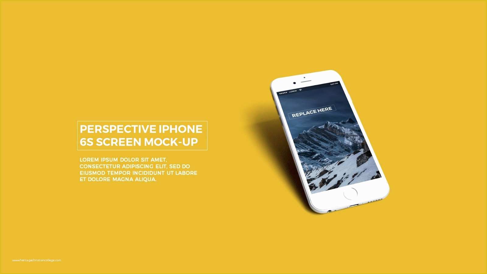 App Presentation Template Free Of Free Powerpoint Template with Realistic iPhone 6s App Ui