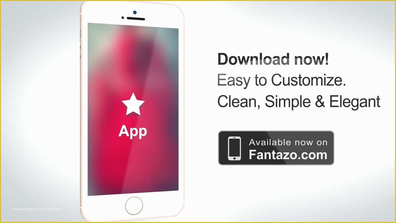 App Presentation Template Free Of iPhone App Presentation after Effects Template