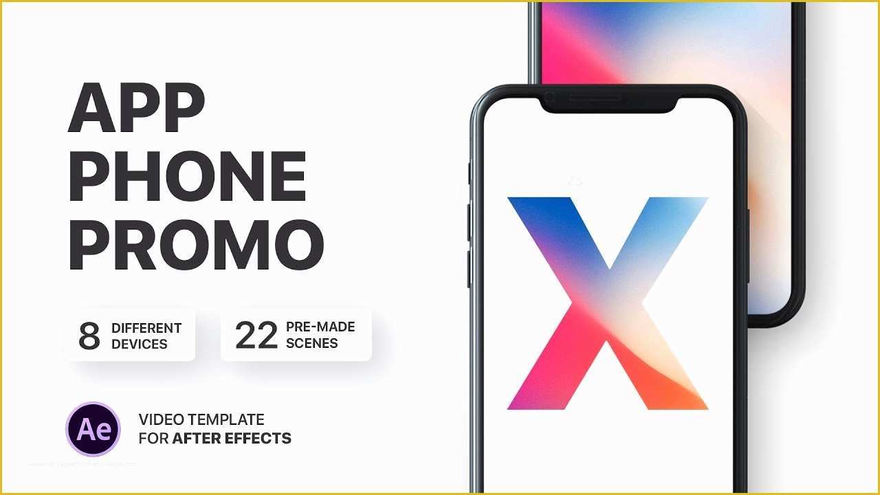 App Presentation Template Free Of iPhone X App Presentation