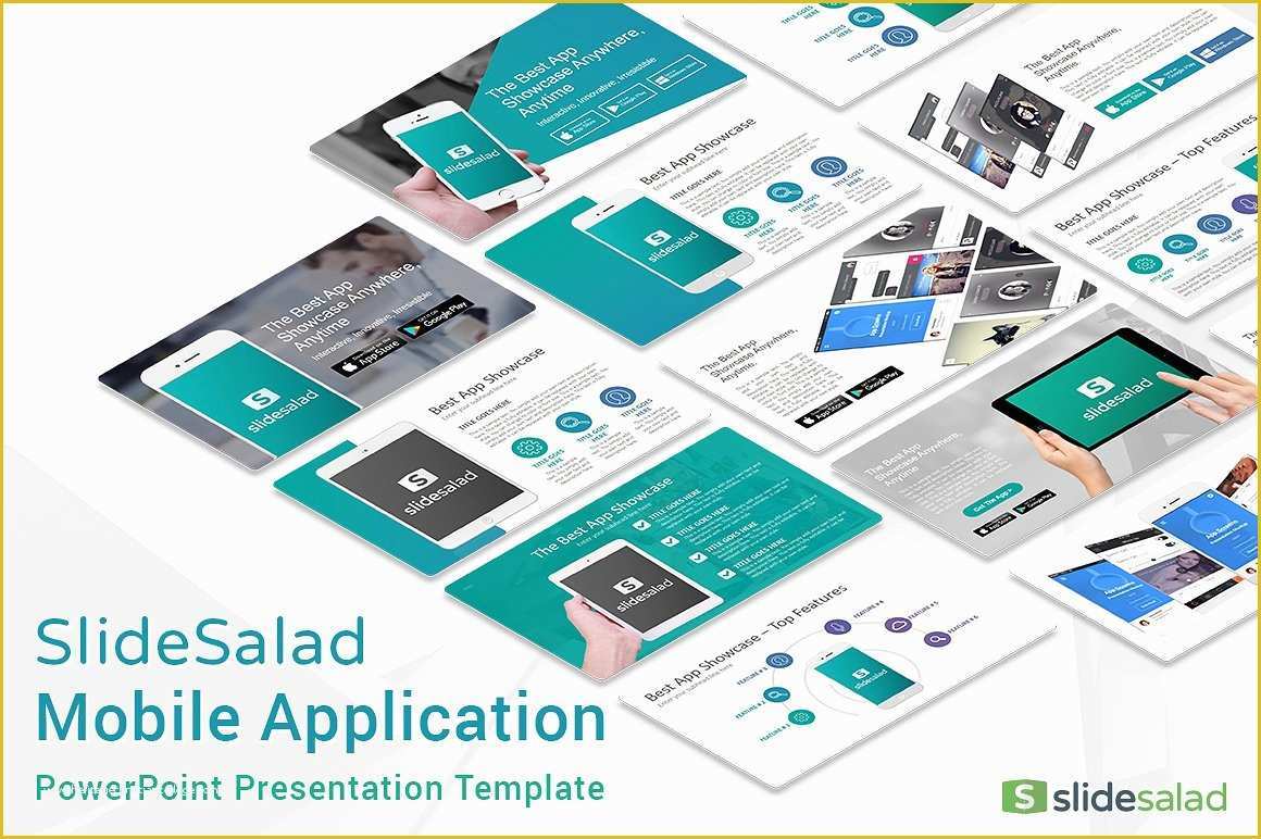 App Presentation Template Free Of Mobile Apps Powerpoint Template Presentation Templates