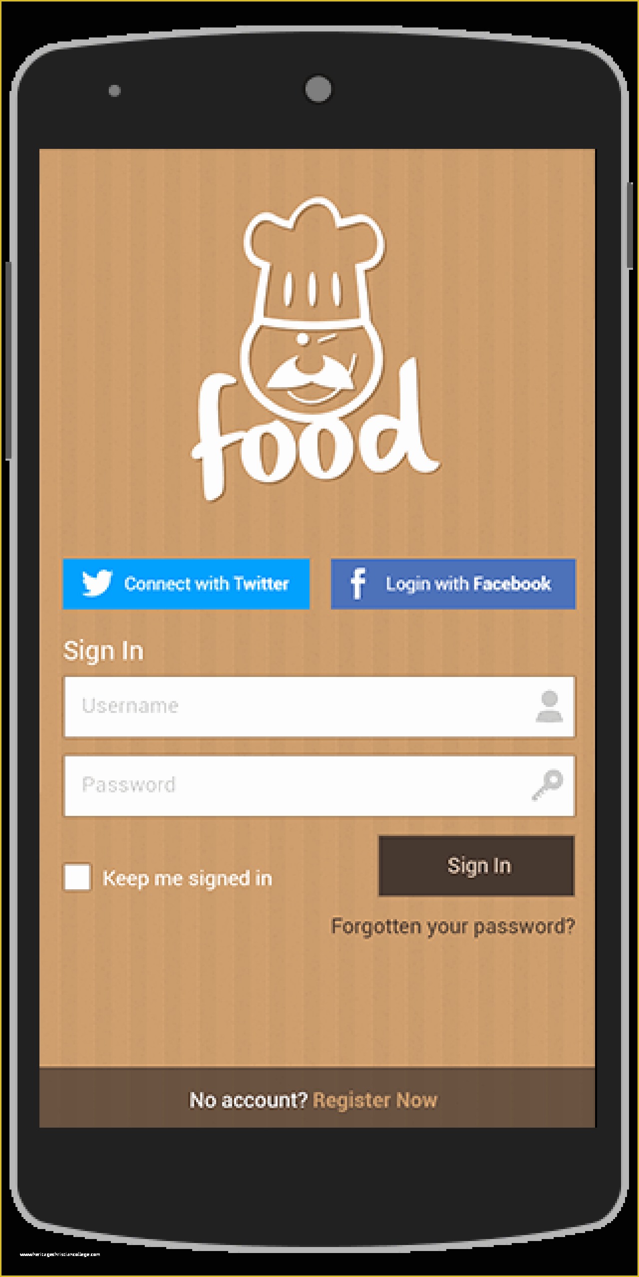 App Templates Free Of Buy Food android App Template Food&amp;drink