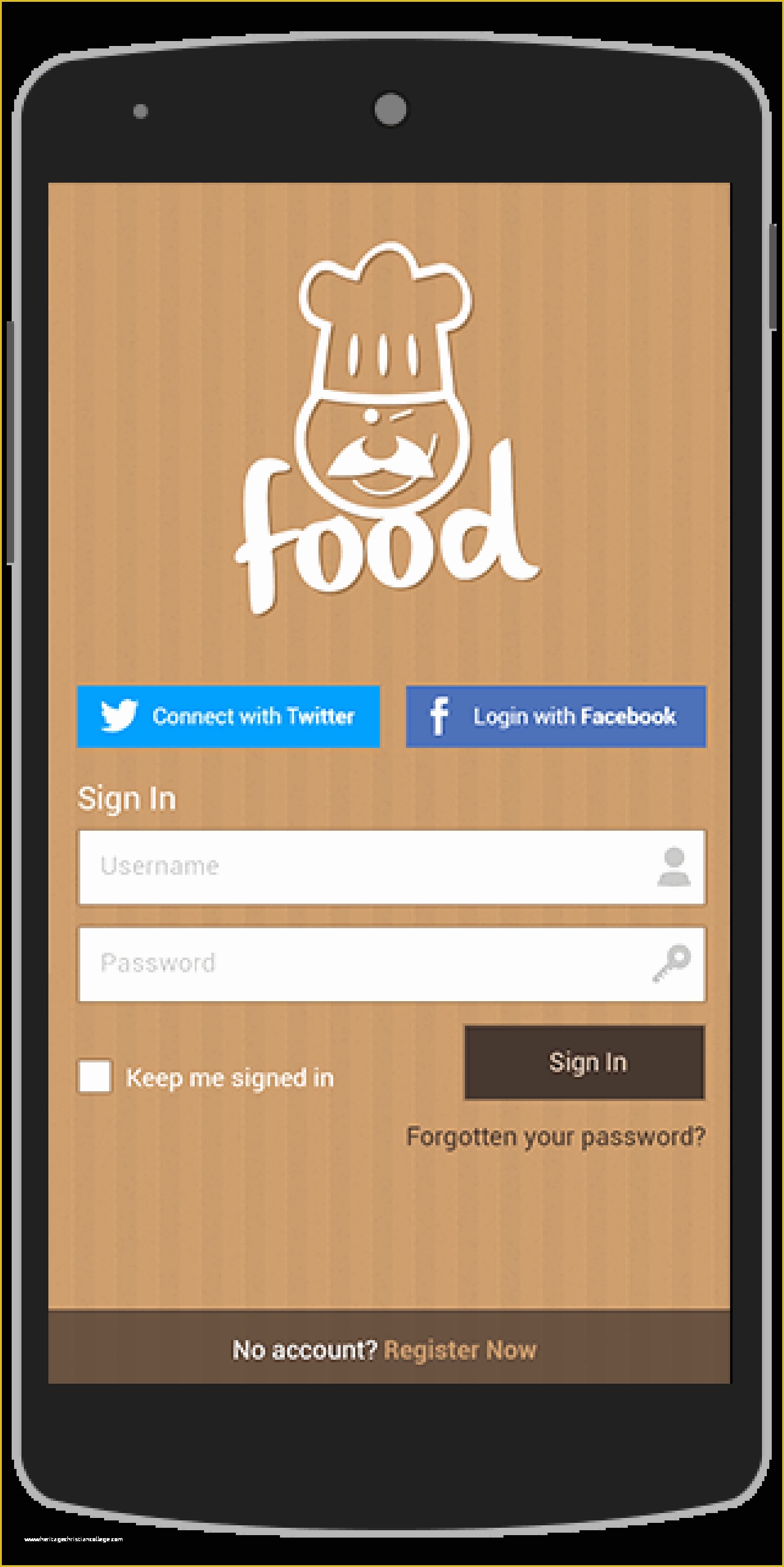 App Templates Free Of Buy Food android App Template Food&drink