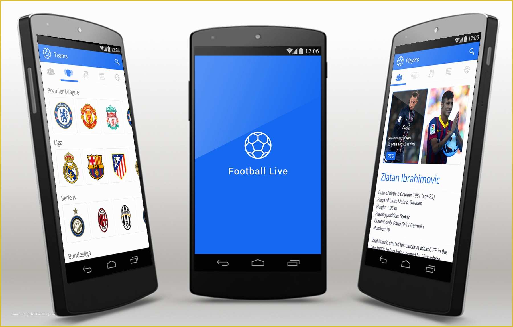 App Templates Free Of Football Live android App Template