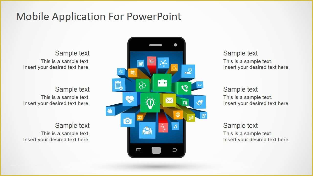 App Templates Free Of Mobile Apps Metaphor Clipart for Powerpoint Slidemodel