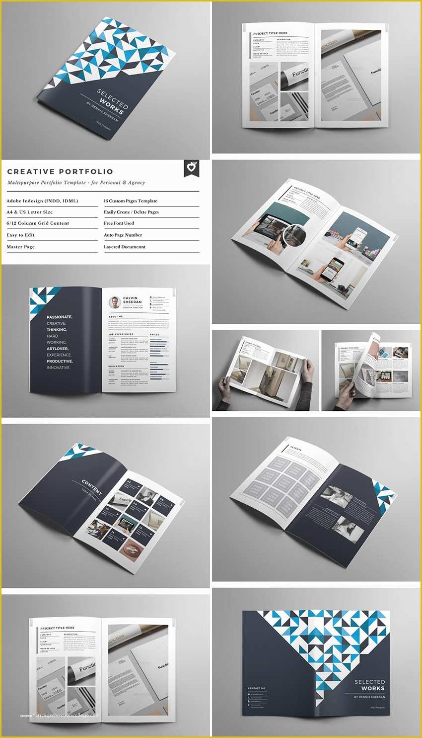 Architecture Portfolio Template Indesign Free Of 20 Best Indesign Brochure Templates for Creative