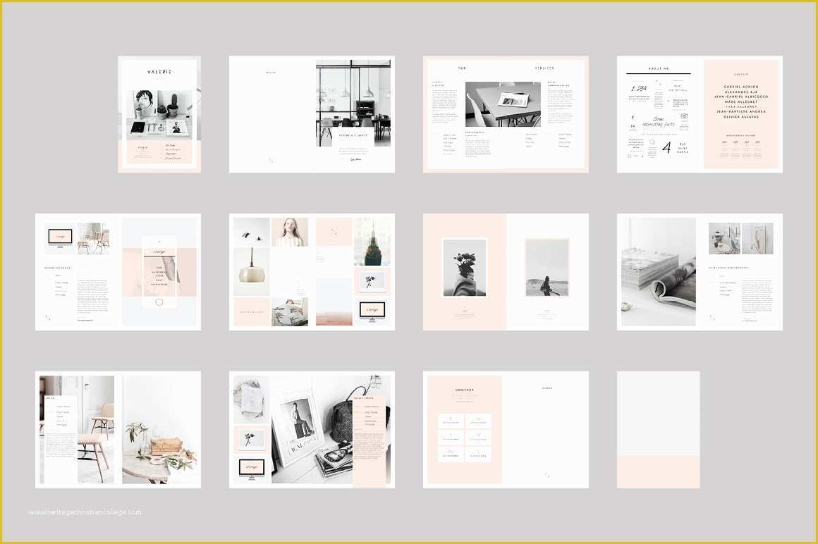 Architecture Portfolio Template Indesign Free Of Interior Design Portfolio Template Indesign