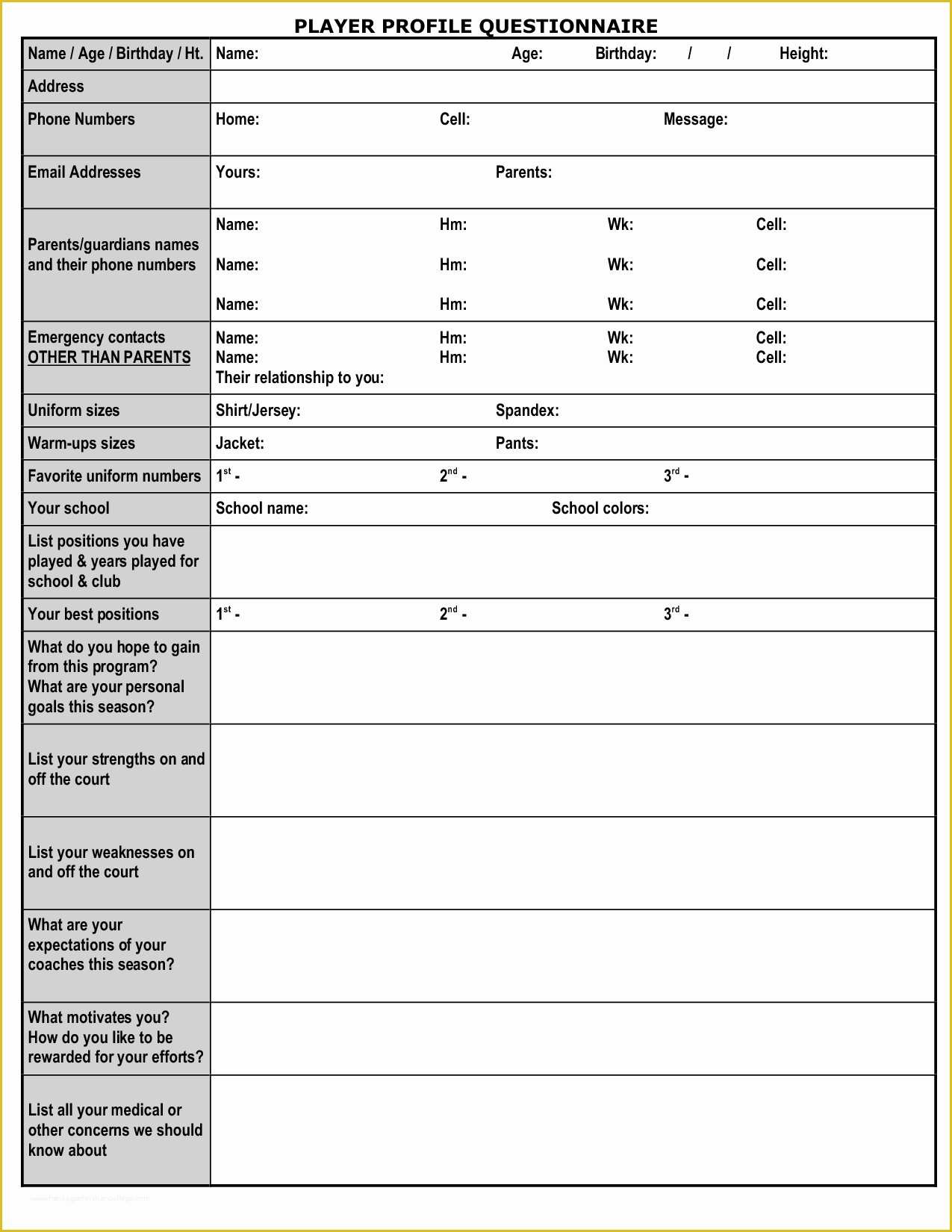 Athlete Profile Template Free Of 28 Of High School soccer Player Profile Template