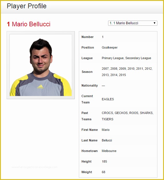 Athlete Profile Template Free Of Football Club for Sportspress A Review Blogvault the