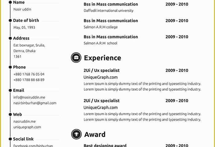 Attractive Resume Templates Free Download Of 30 Free &amp; Beautiful Resume Templates to Download Hongkiat