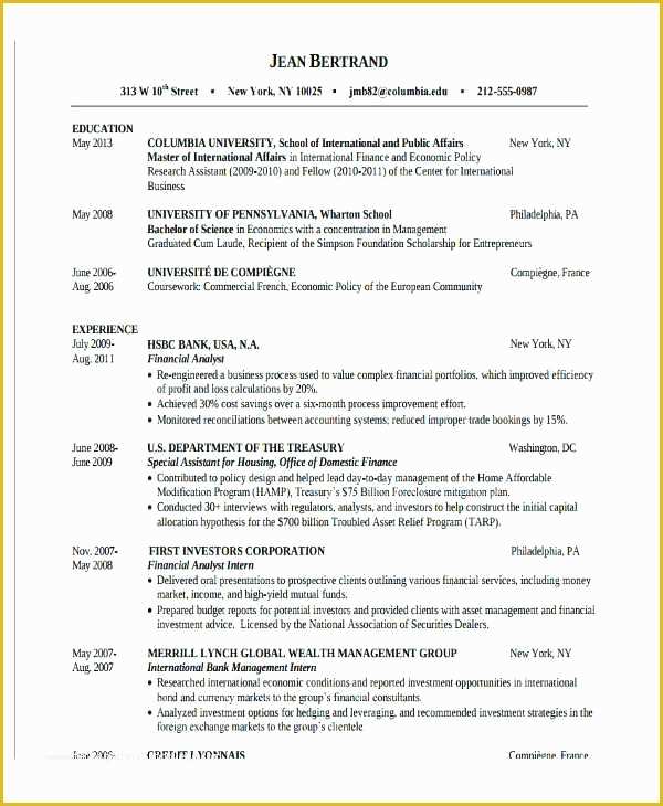 Attractive Resume Templates Free Download Of attractive Resume formats Best Free Templates to Download