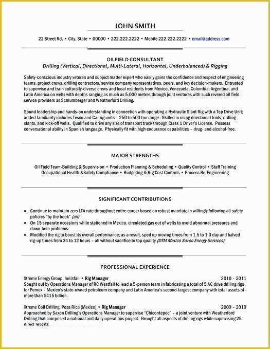 Attractive Resume Templates Free Download Of attractive Resume Templates Ideas attractive Oilfield