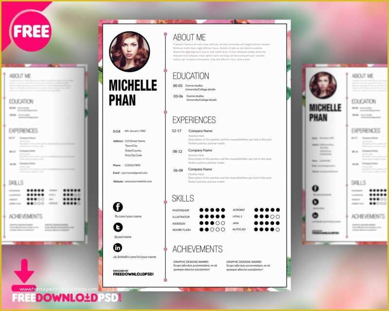 attractive resume templates free download for libreoffice