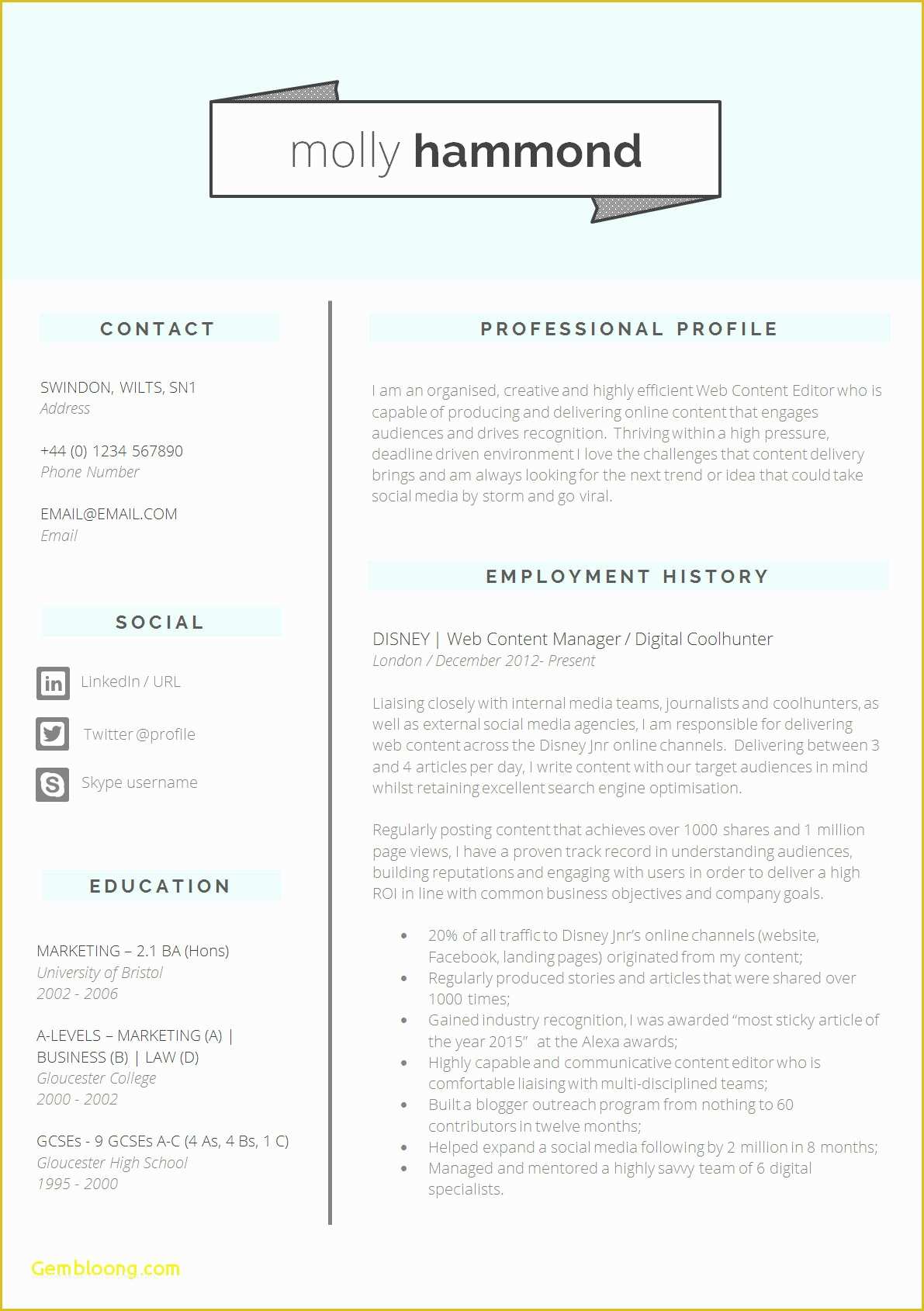 Attractive Resume Templates Free Download Of Impressive Resume Templates Download Template Word