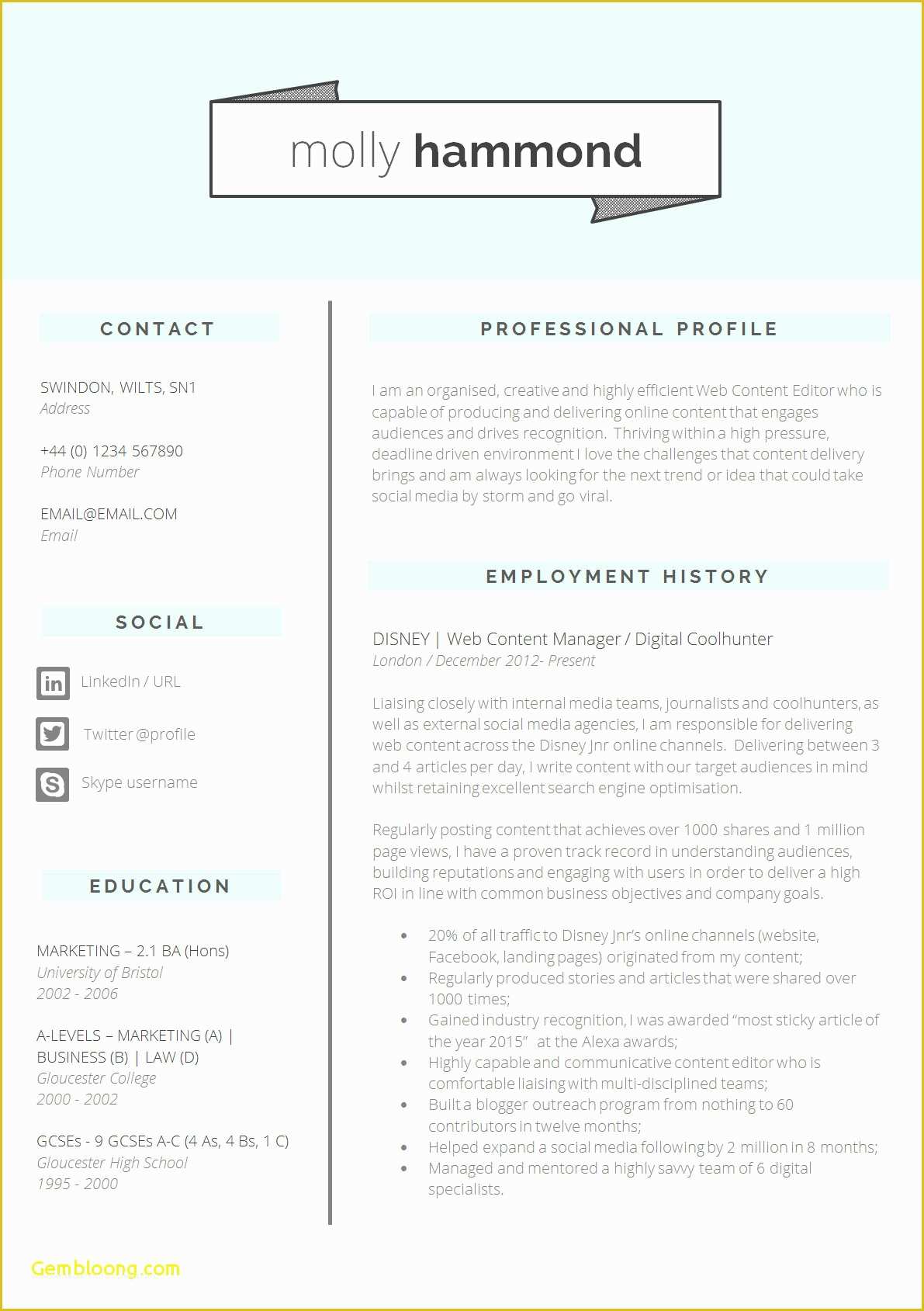 Attractive Resume Templates Free Download Of Impressive Resume Templates Download Template Word