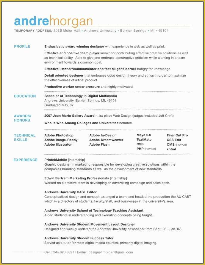 Attractive Resume Templates Free Download Word Of attractive Resume Templates Free Download Word Resume