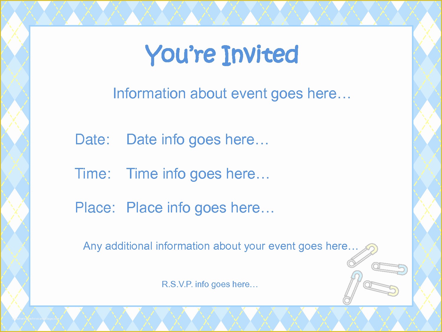 Baby Boy Baby Shower Invitations Templates Free Of Baby Shower Invitations Template