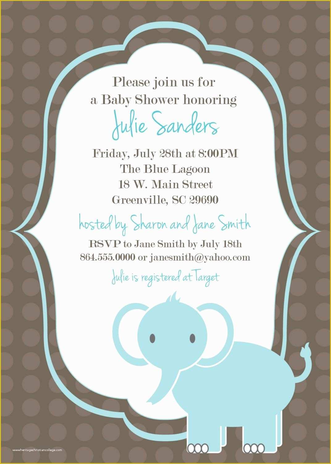 Baby Boy Baby Shower Invitations Templates Free Of Download Free Template Got the Free Baby Shower