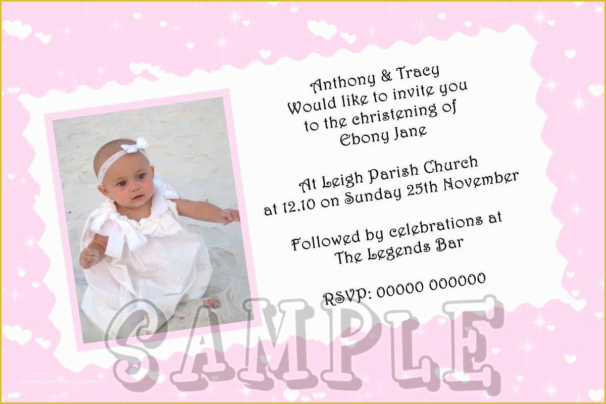 Baby Girl Baptism Invitation Free Templates Of Baby Baptism Invitations Templates