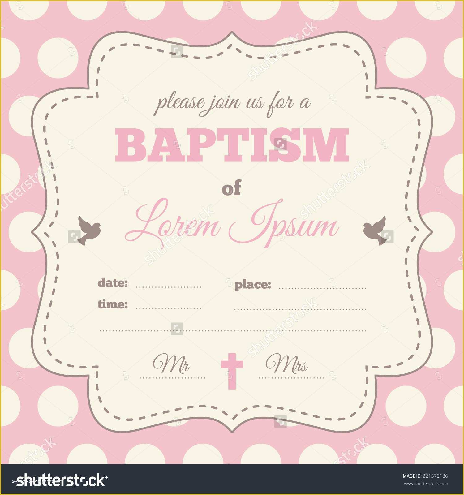 Baby Girl Baptism Invitation Free Templates Of Baby Girl Baptism Invitation Free Templates Downloadable